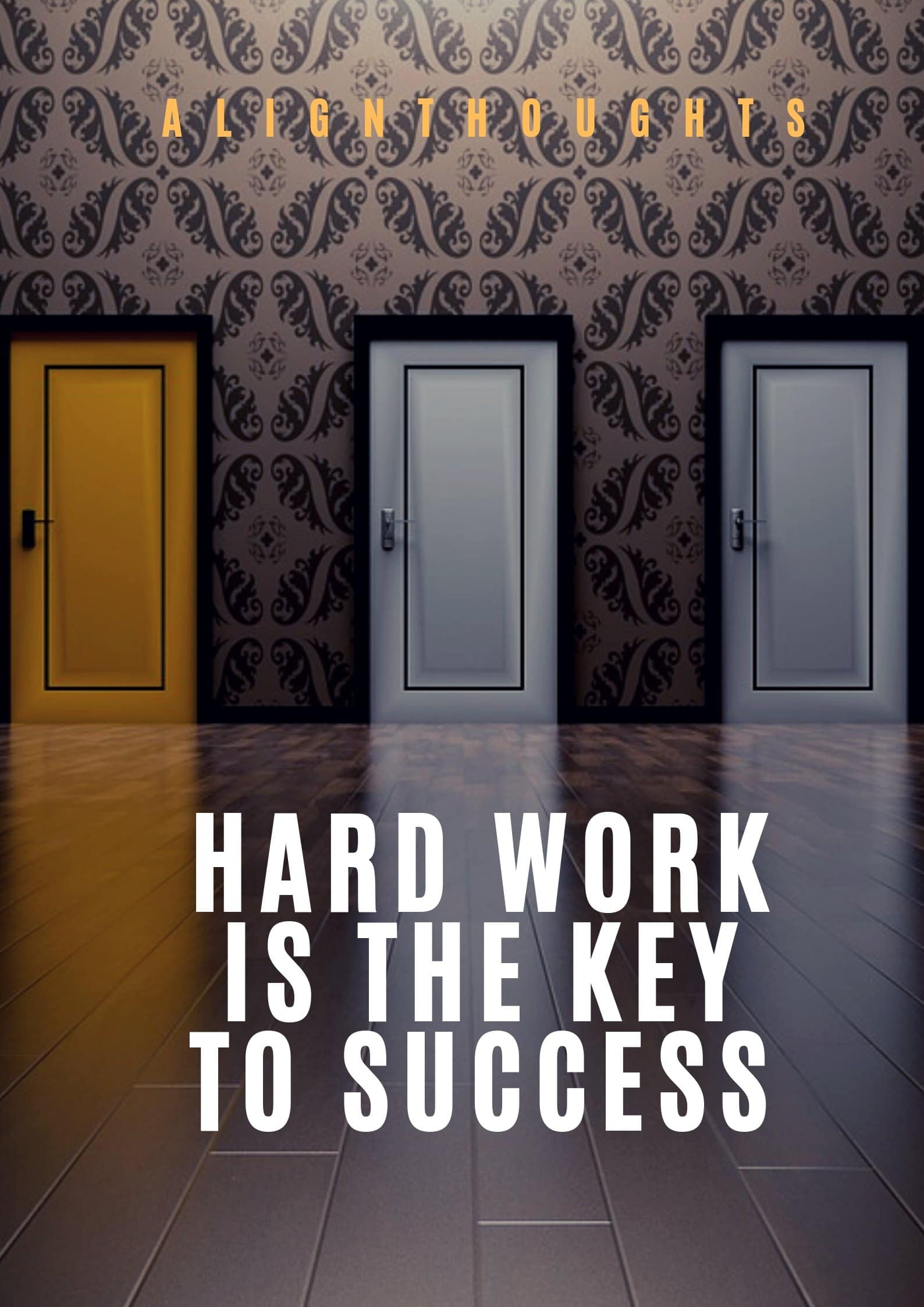 thought on hard work is the key to success