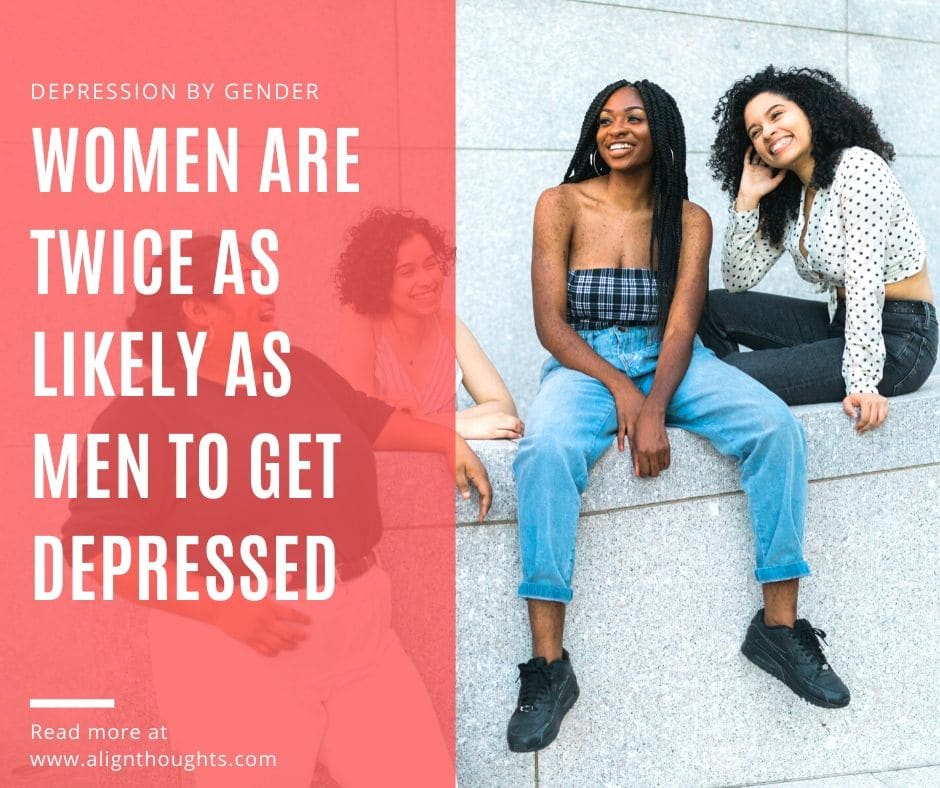 depression by gender-women get more depressed