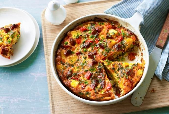 Chorizo and Frittata-Egg-Recipe-For-Dinner