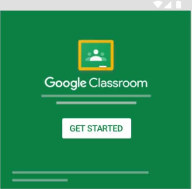 Google classroonm sign in success