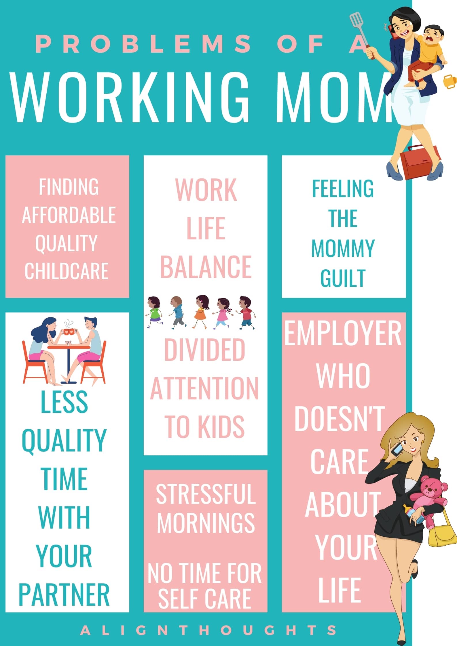 struggling being the working mom tips-alignthoughts