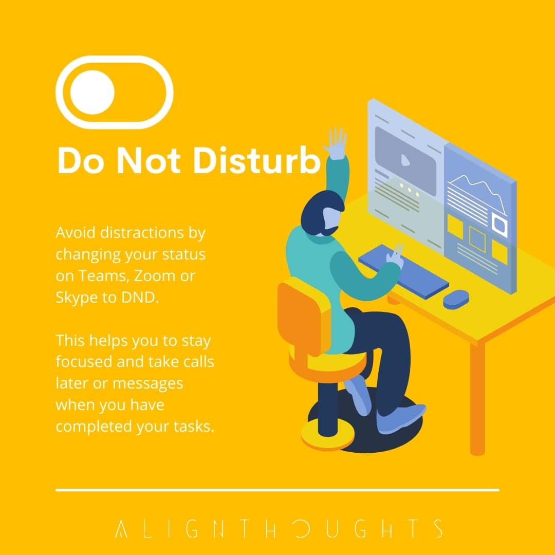 tips to improve productivity remote work-alignthoughts