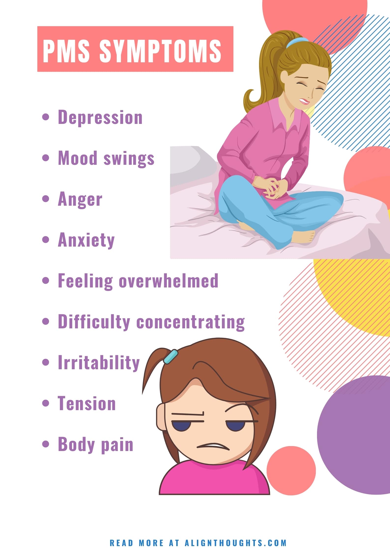 pms symptoms-how-to-deal with period pain-alignthoughts