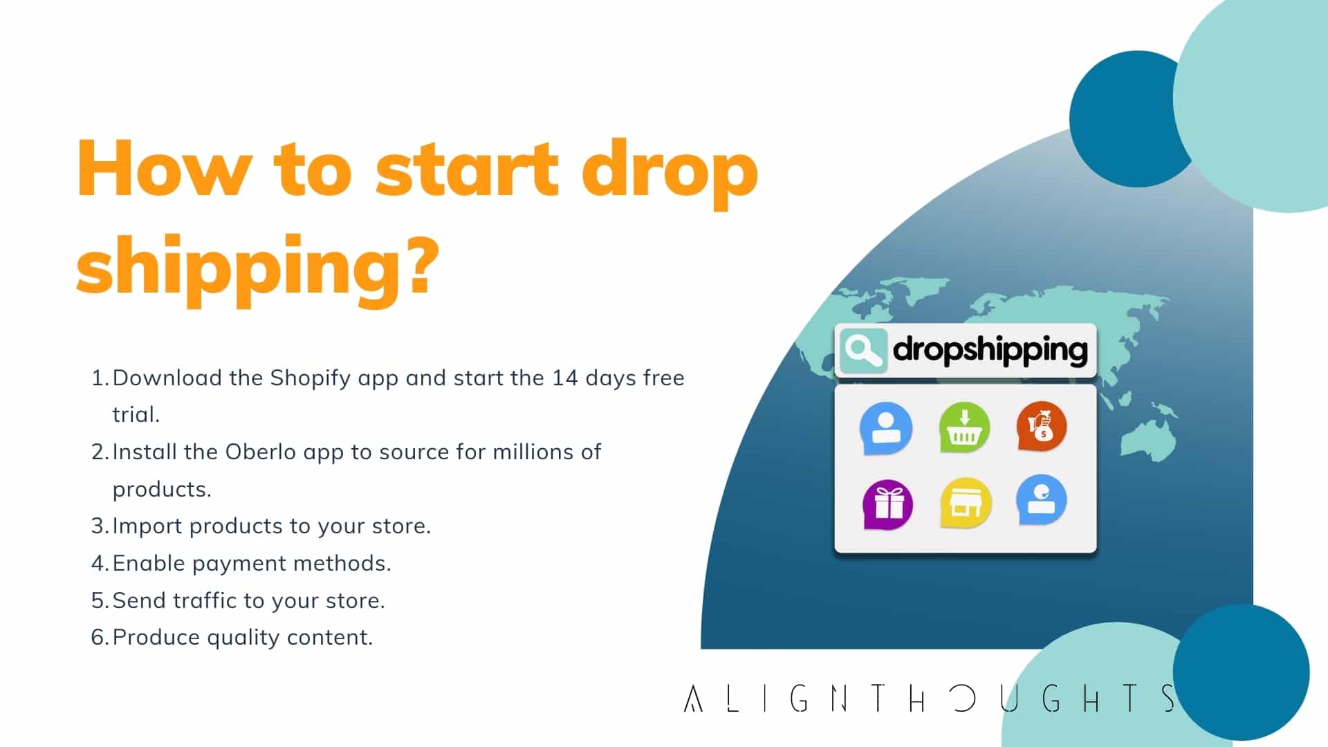 How to start online dropshipping-alignthoughts